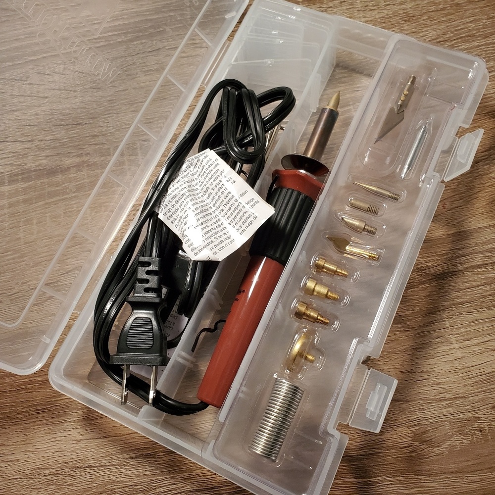 Walnut hollow wood burning kit